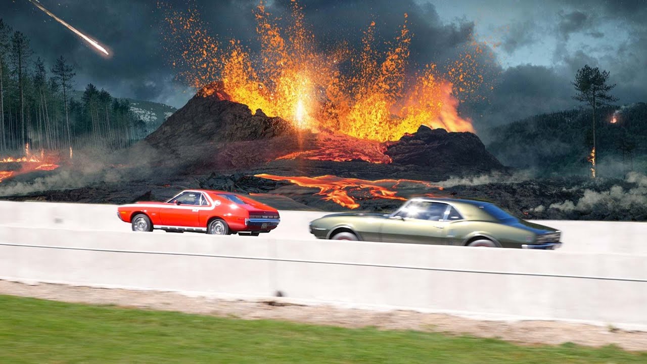 1970 AMC AMX vs 1968 Pontiac Firebird RAM AIR II