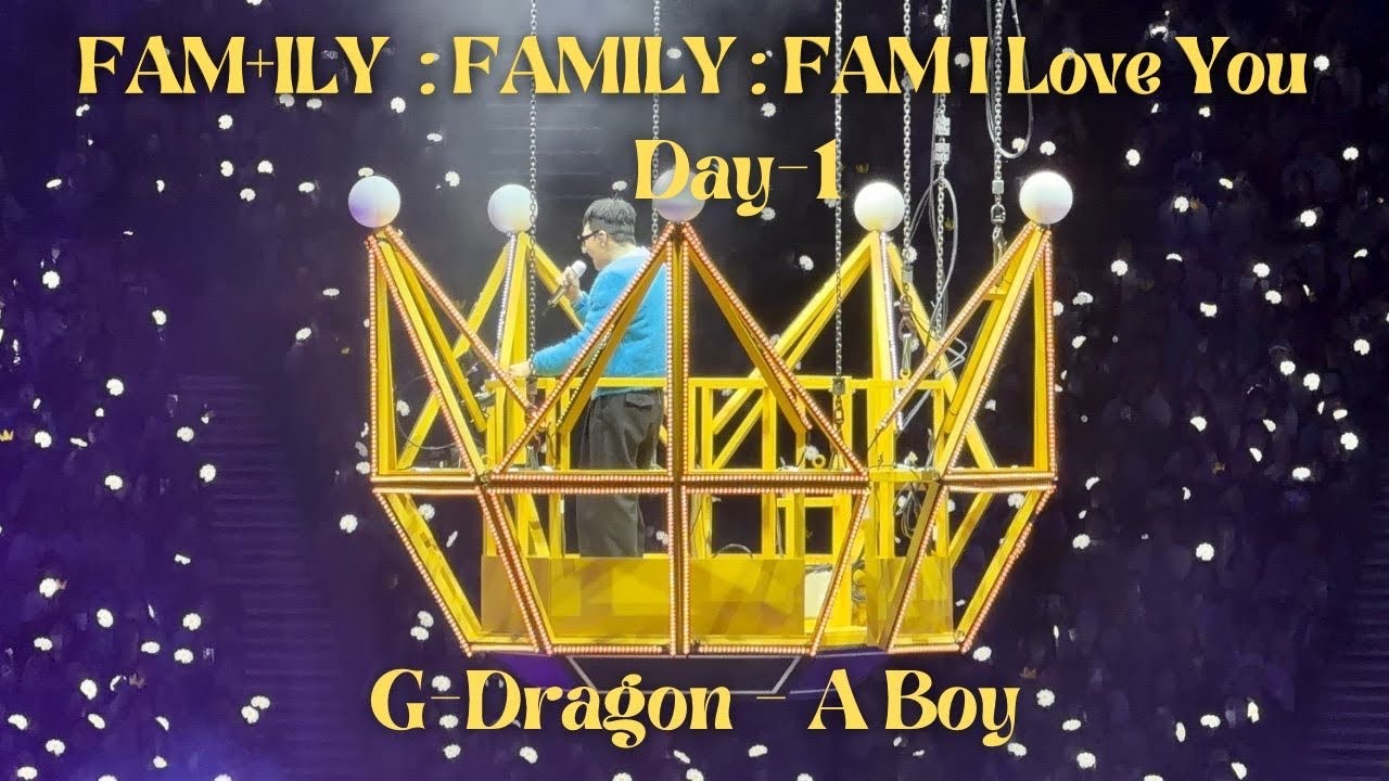 20260206 [FAM + ILY] FAM meeting opening A boy 소년이여 - GDRAGON Day 1