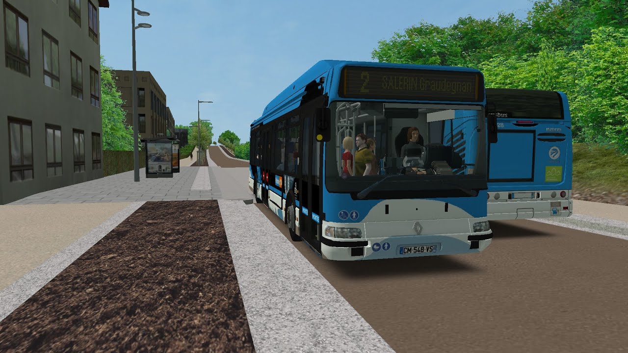 OMSI 2 Saint Servan line 2. Renault agora CNG (Ex- RATP)