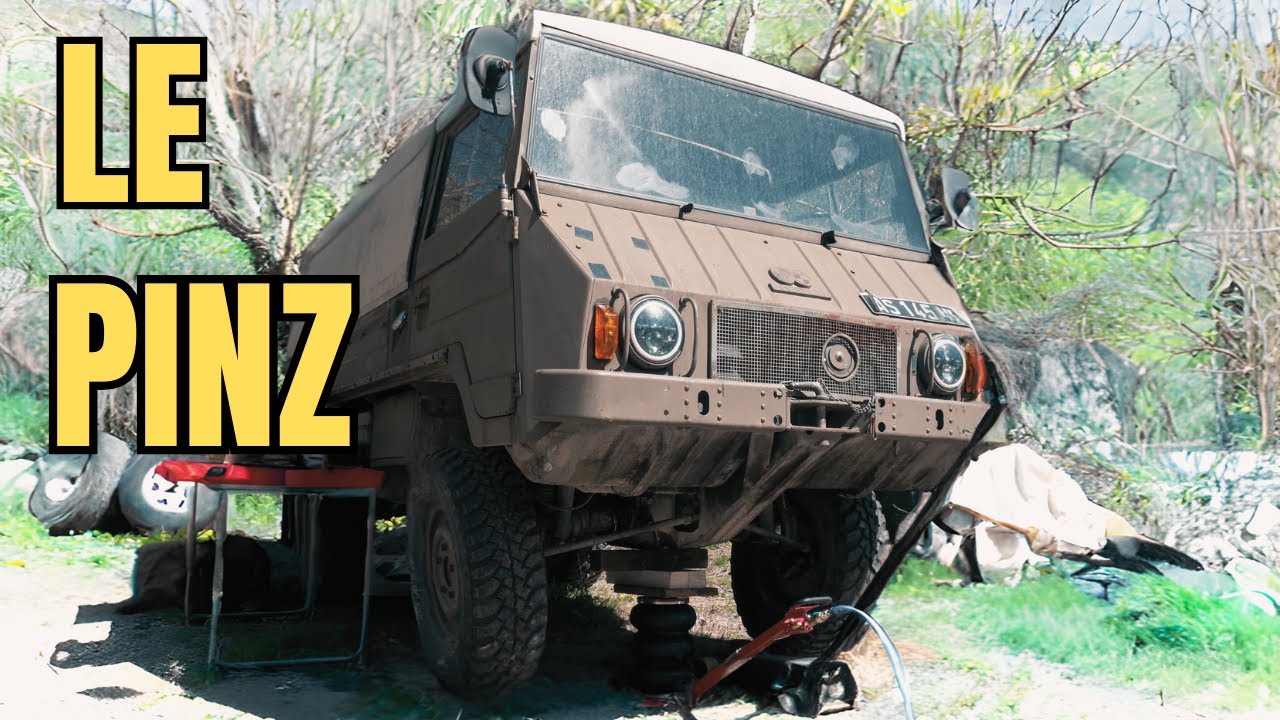 Les soufflets du Pinzgauer : cric pneumatique