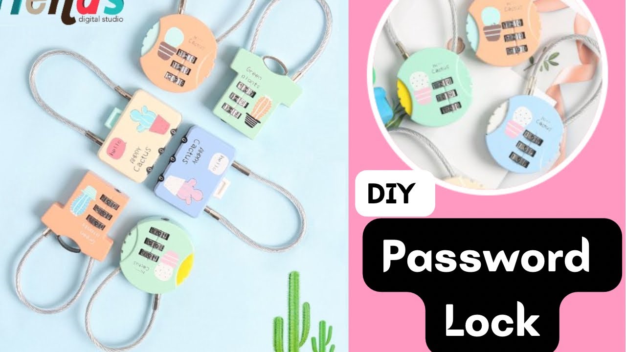 DIY Password Combination Lock / How to make Combination Password Lock With Cardboard