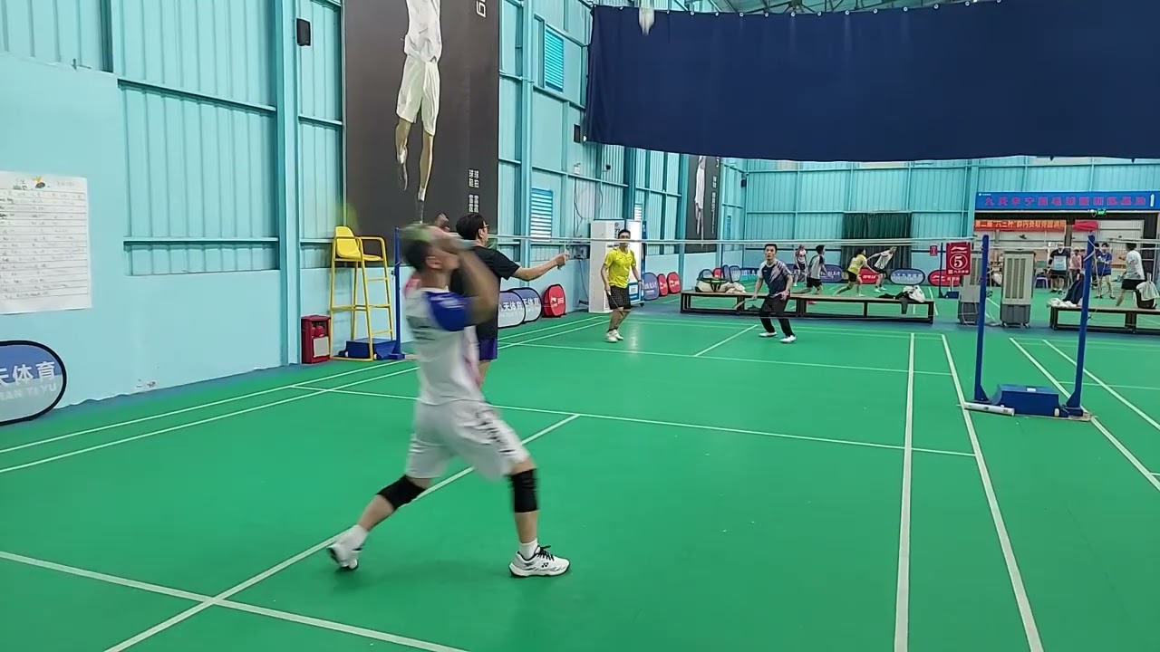 Badminton game, Zhongshan, China 2 10 26 4