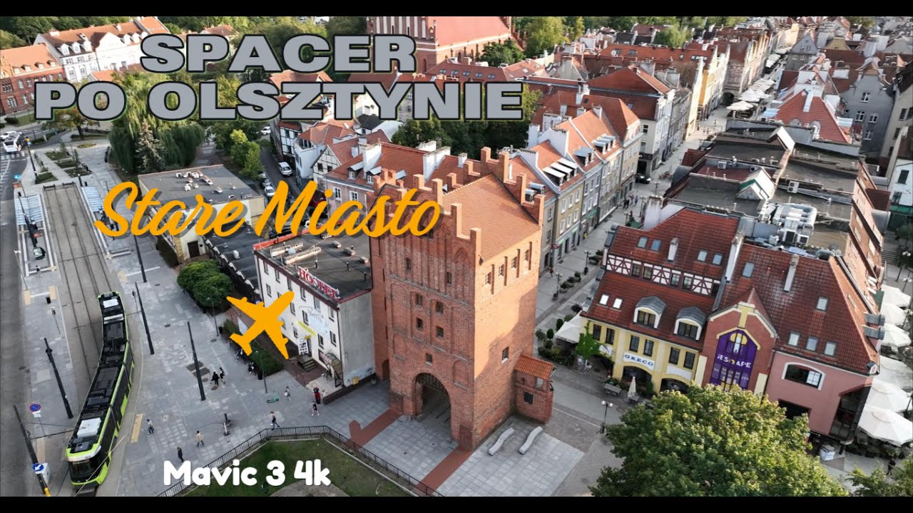 Olsztyn | Stare Miasto | DJI MAVIC 3 4k