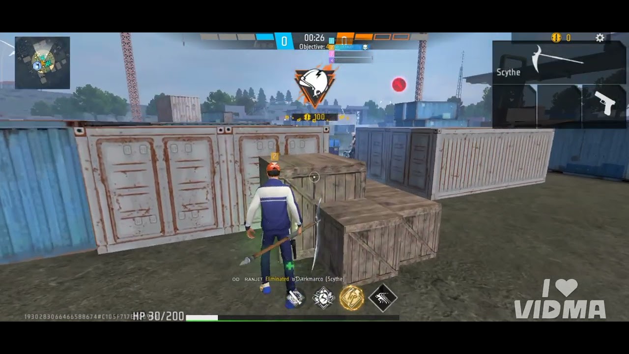 Free fire 1 vs 4 Odisha Ranjit Gaming  2 Finger Fast