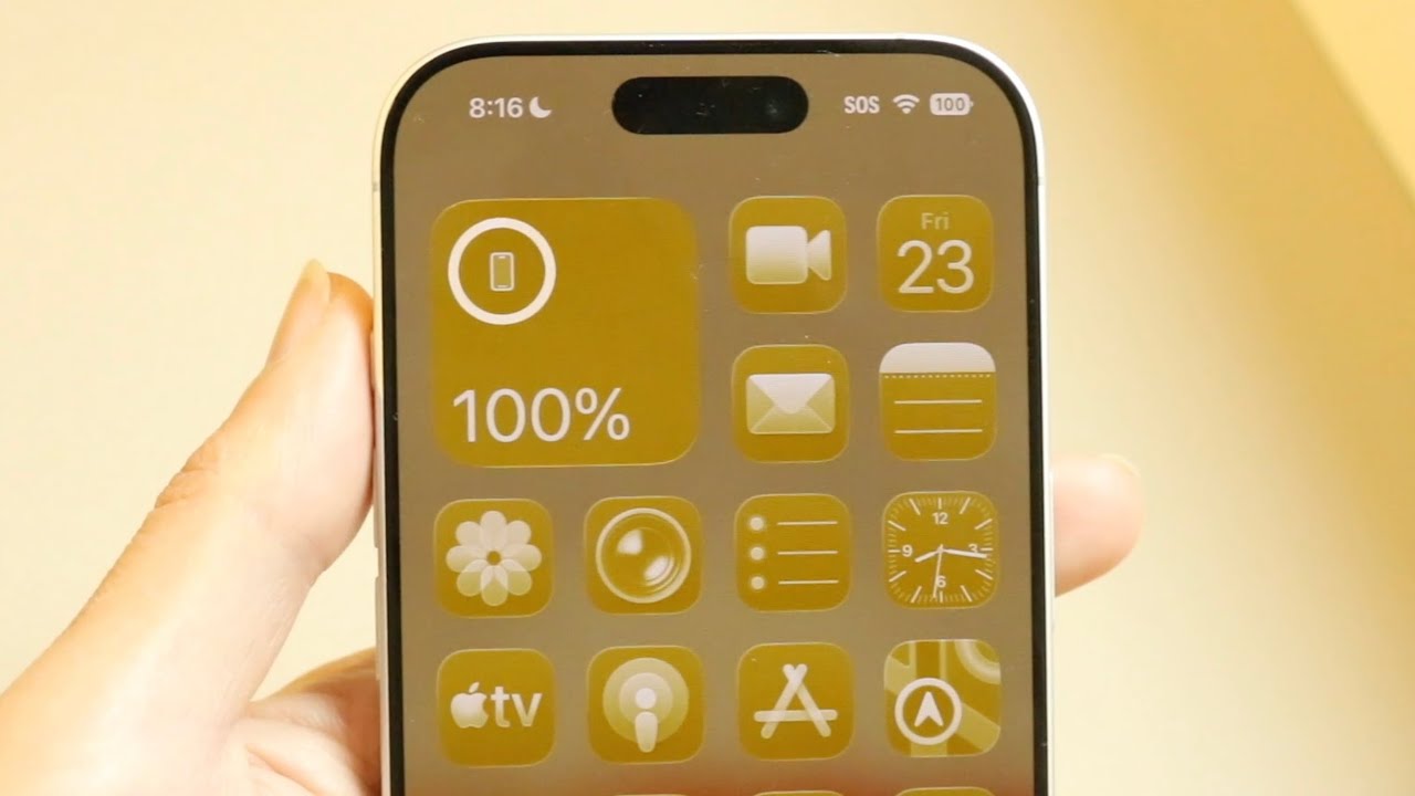 Как вернуть значки приложений в iOS 26 в обычный вид