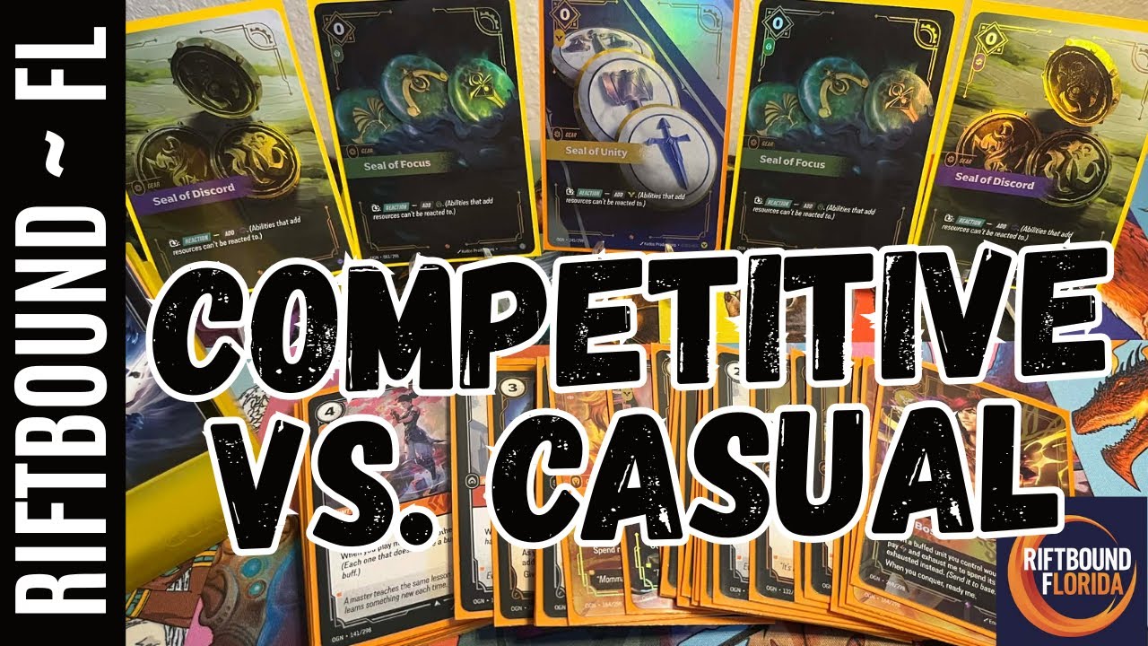 Competitive Vs. Casual Players ~ What's the big deal?!  #riftbound  #riftboundtcg  #tcg