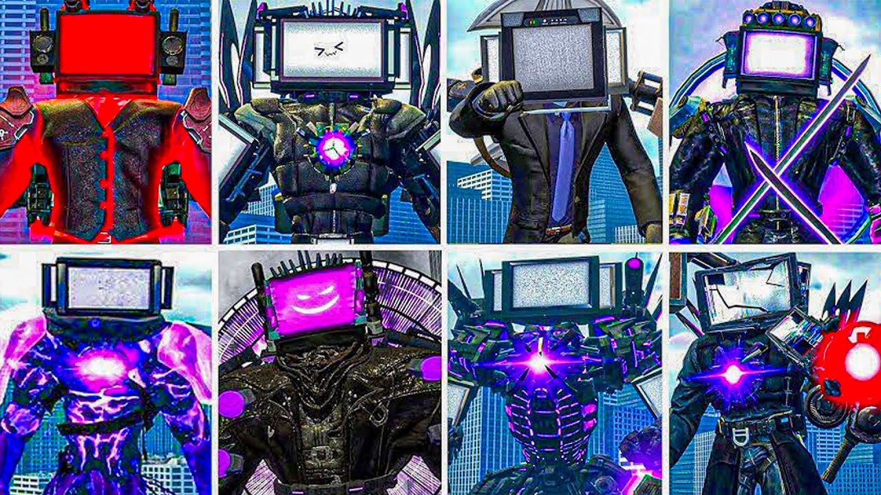 SIZE COMPARISON TITAN TV MAN VS SKIBIDI TOILET BOSSES 1-100, ULTRA TV BOSS VS ASTRO JUGGERNAUT