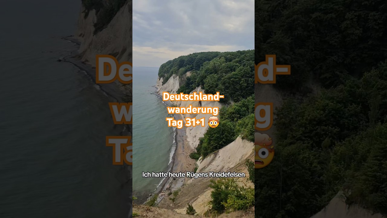 Alleine auf R&uuml;gen & im Nationalpark Jasmund! 😳 #r&uuml;gen #inselr&uuml;gen #kreidefelsen #jasmundnationalpark