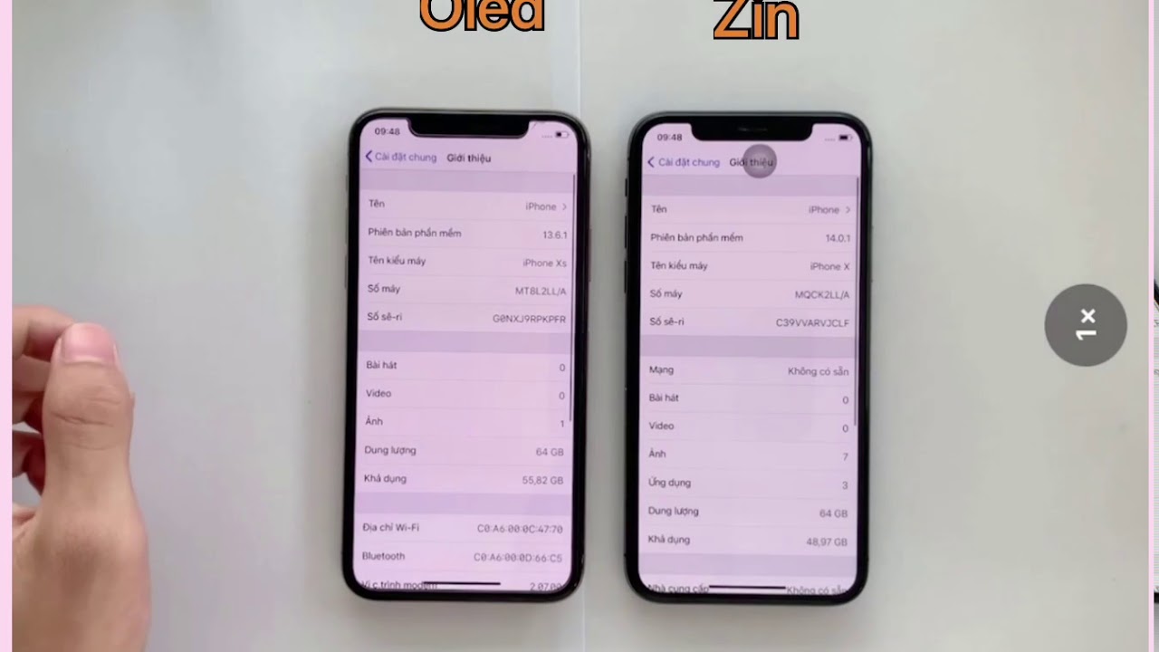 Ph&acirc;n biệt m&agrave;n Oled v&agrave; m&agrave;n Zin tr&ecirc;n Iphone cực đơn giản | Trung Hy Phone