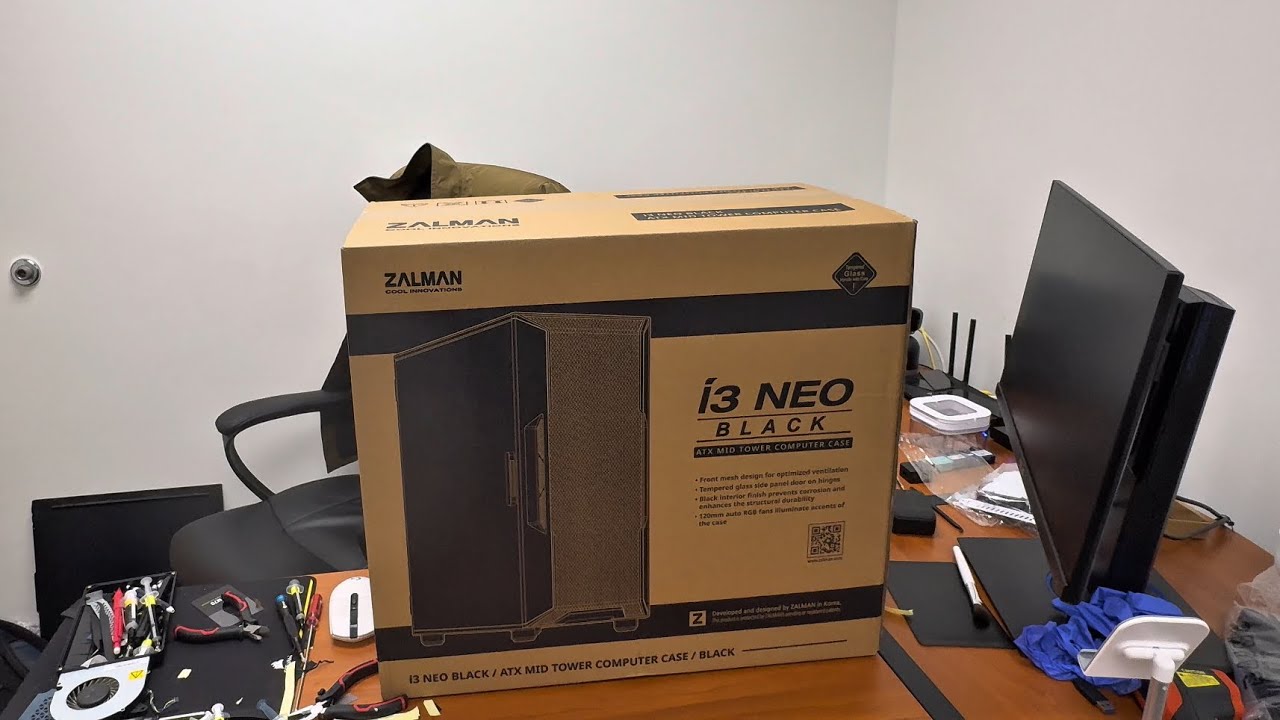 Zalman i3 Neo Black Unboxing