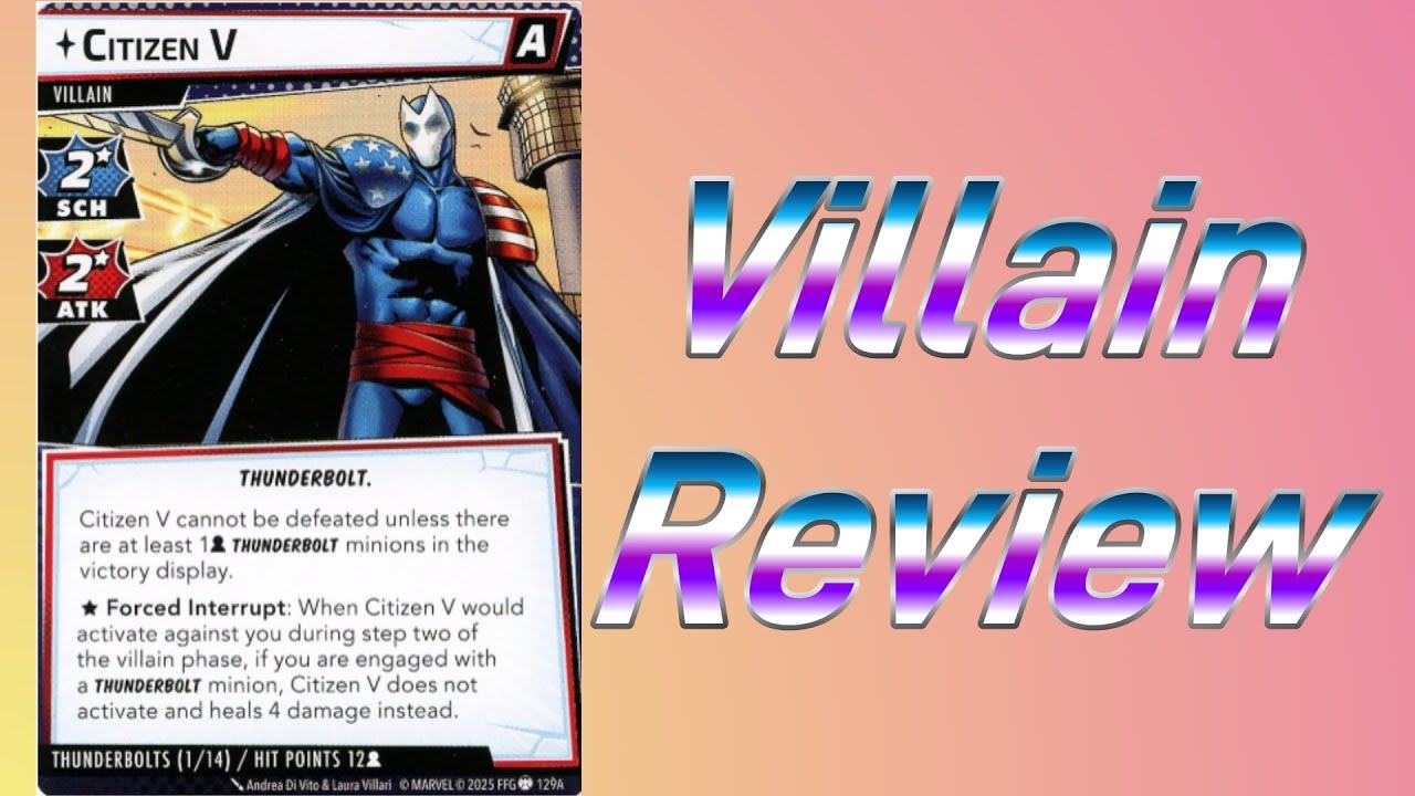 Marvel Champions Thunderbolts Villain Review