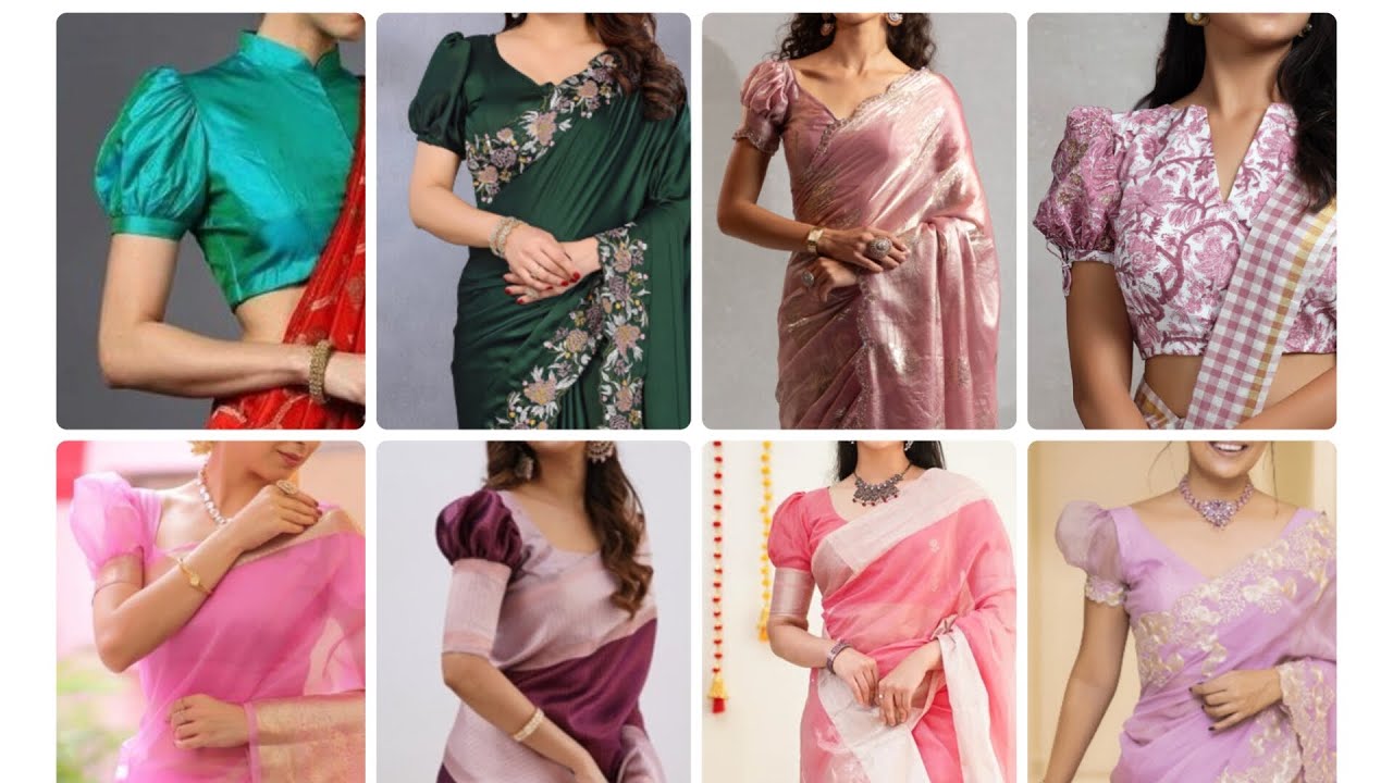 🎊👉50+Latest Elegant puff sleeves design ll 😍 puff sleeves design ll blouse baju design