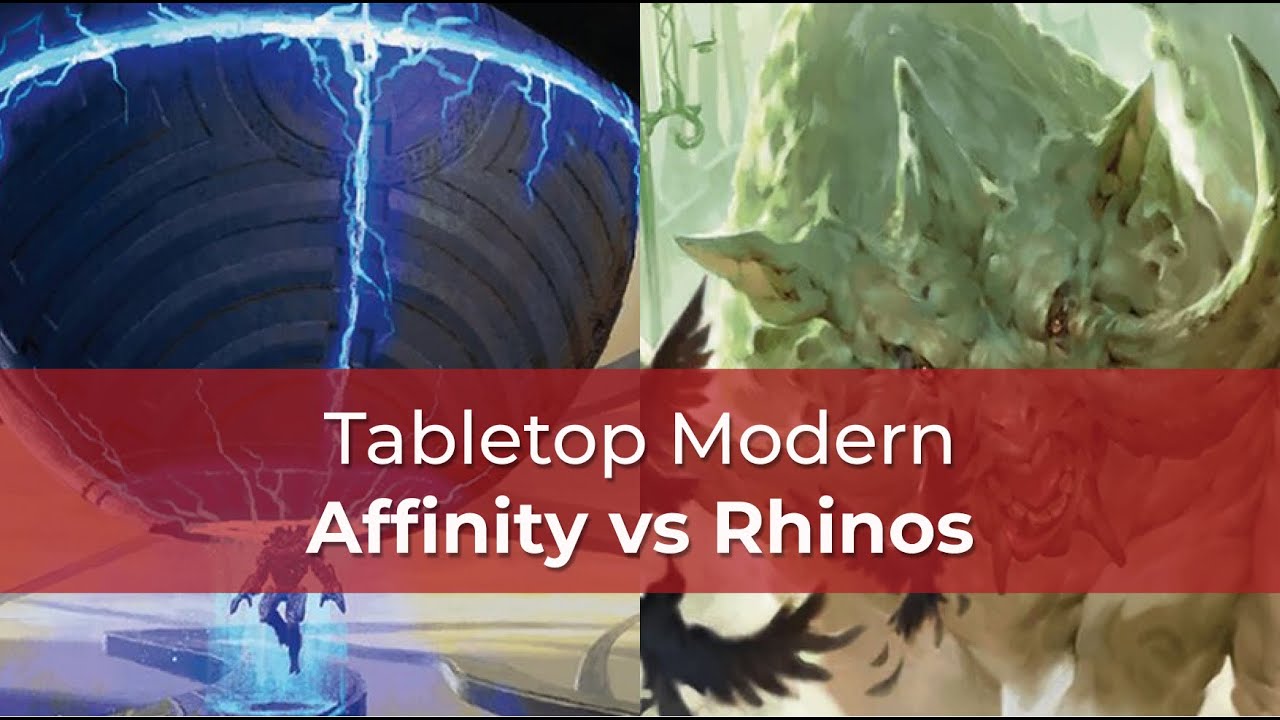 Affinity vs Domain Rhinos | OTJ Modern | MTG