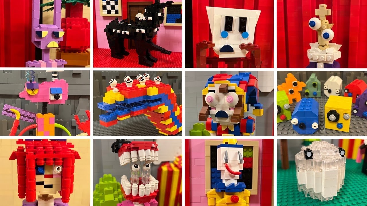 All LEGO THE AMAZING DIGITAL CIRCUS characters | GLITCH world!