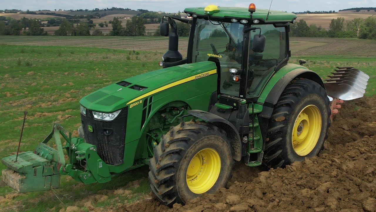 🇫🇷LABOUR 2021‼️JOHN DEERE 8320r/KHUN VARIMASTER 183 6 corps🤩