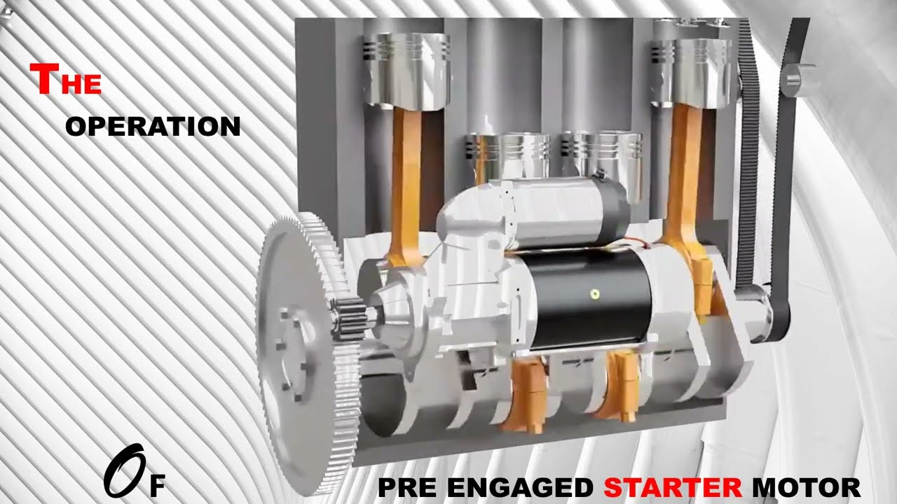 The Operation of a Pre engaged Starter Motor