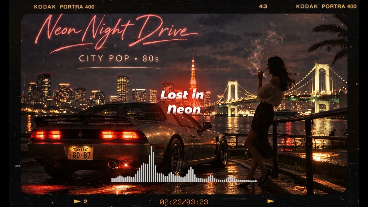 Neon Night Drive | 80s Japanese City Pop Style  Album | Retro Tokyo Night Vibes