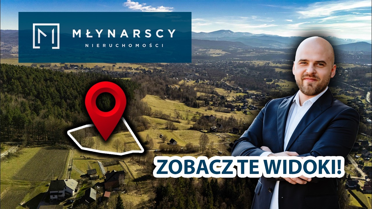 Działka z widokiem na góry w Beskidach 🏔️ 52 ary | Kocierz Moszczanicki | Hometour działki