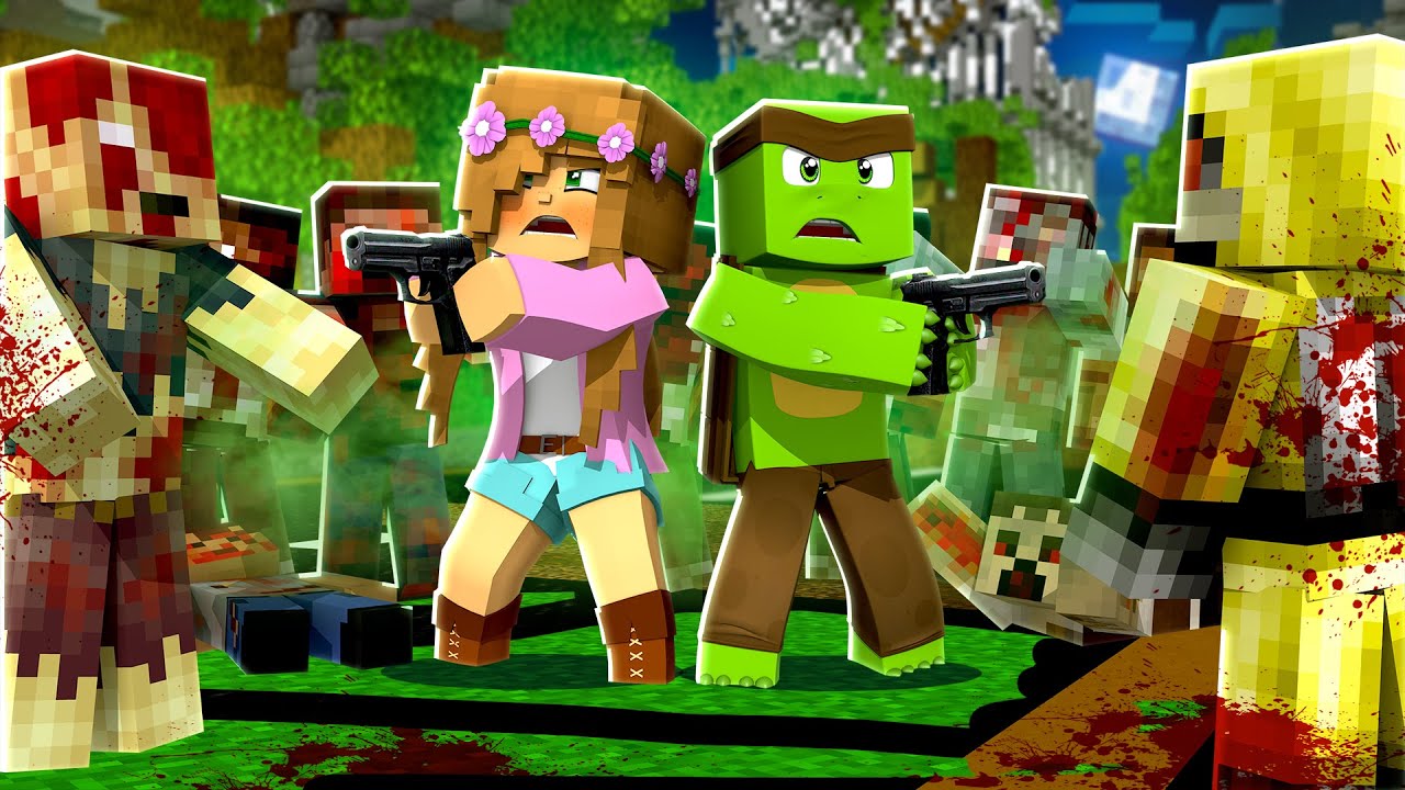 The LITTLE CLUB REUNITE for a ZOMBIE APOCALYPSE! - Minecraft Zombies