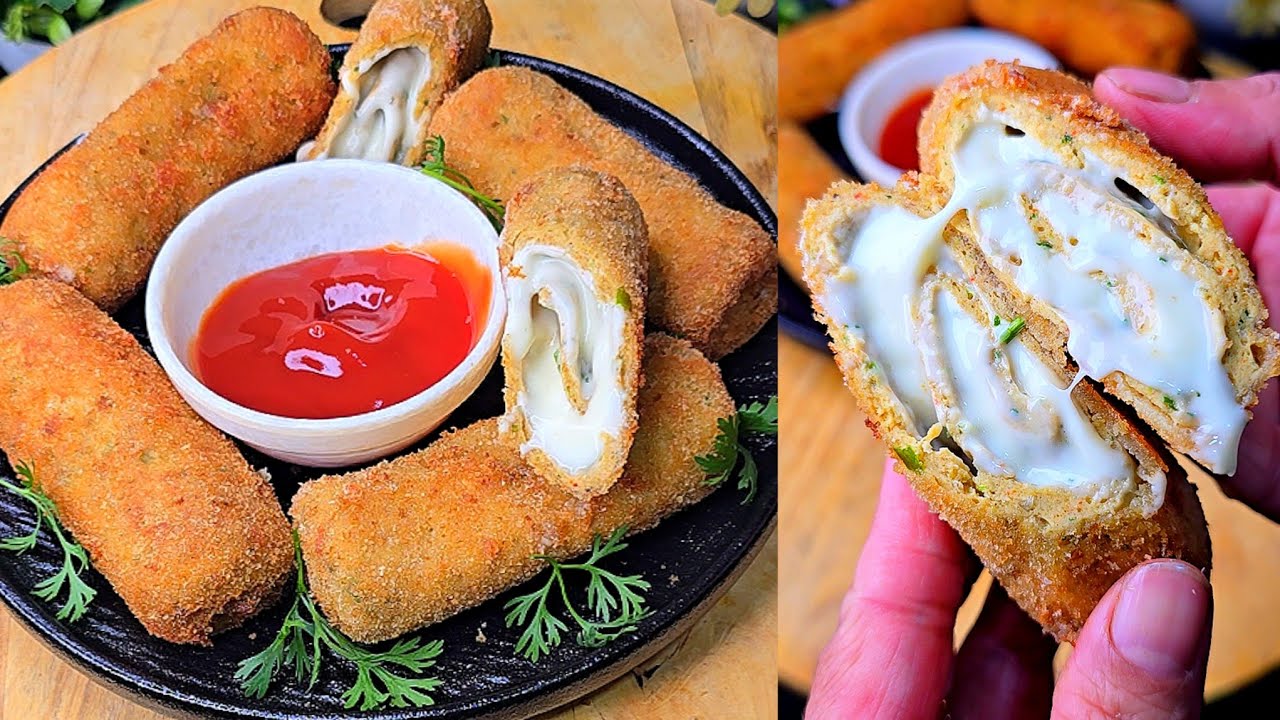 Iftar mai banaye cheesey chicken roll iftari special recipes