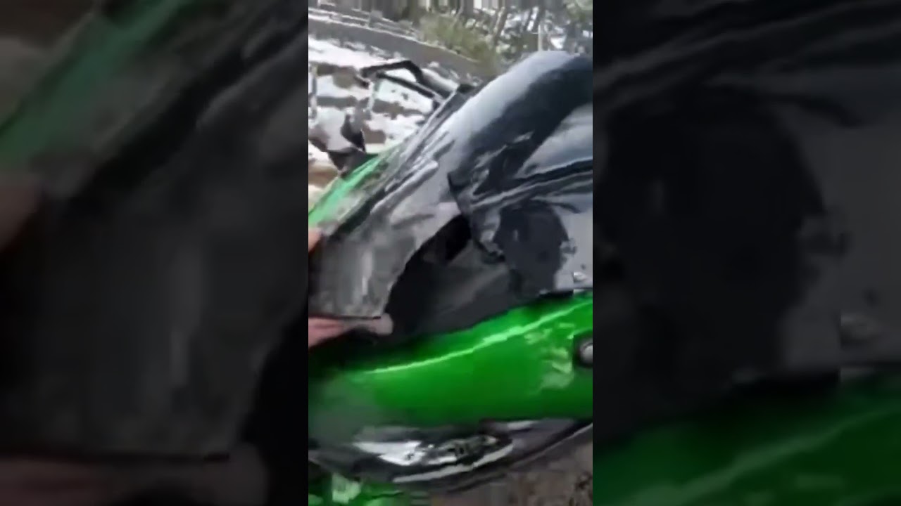 Ninja 1000 crash