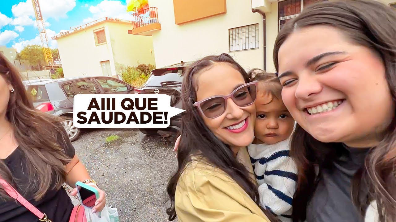 REENCONTREI MINHA FAMÍLIA EM PORTUGAL