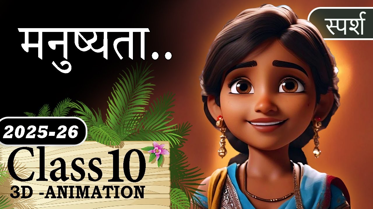 Manushyata Hindi Poem Class 10 Animated Summary Explaination 🔥| Class 10 Hindi Sparsh Chapter 3