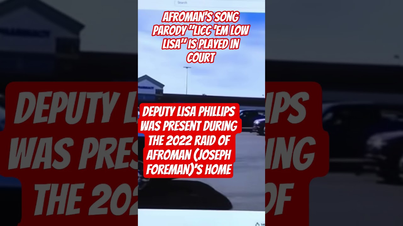 Afroman's Licc Em Low Lisa Song Parody Video Causes Deputy to Cry