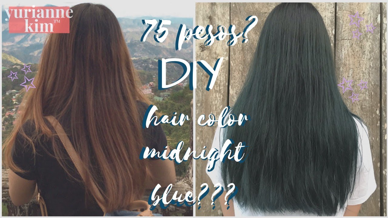 75 PESOS DIY HAIR COLOR (MIDNIGHT BLUE? NO BLEACH) DURING QUARANTINE