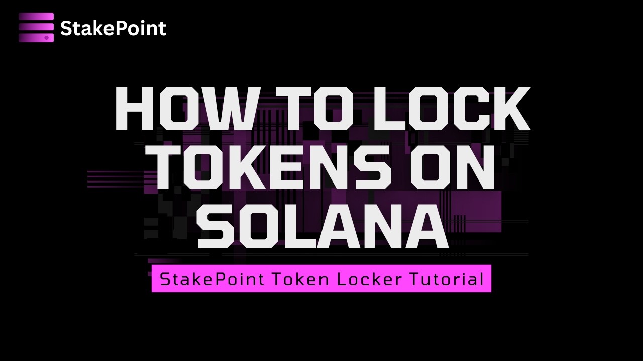 How to Lock Tokens on Solana | StakePoint.app Token Locker Tutorial 2026