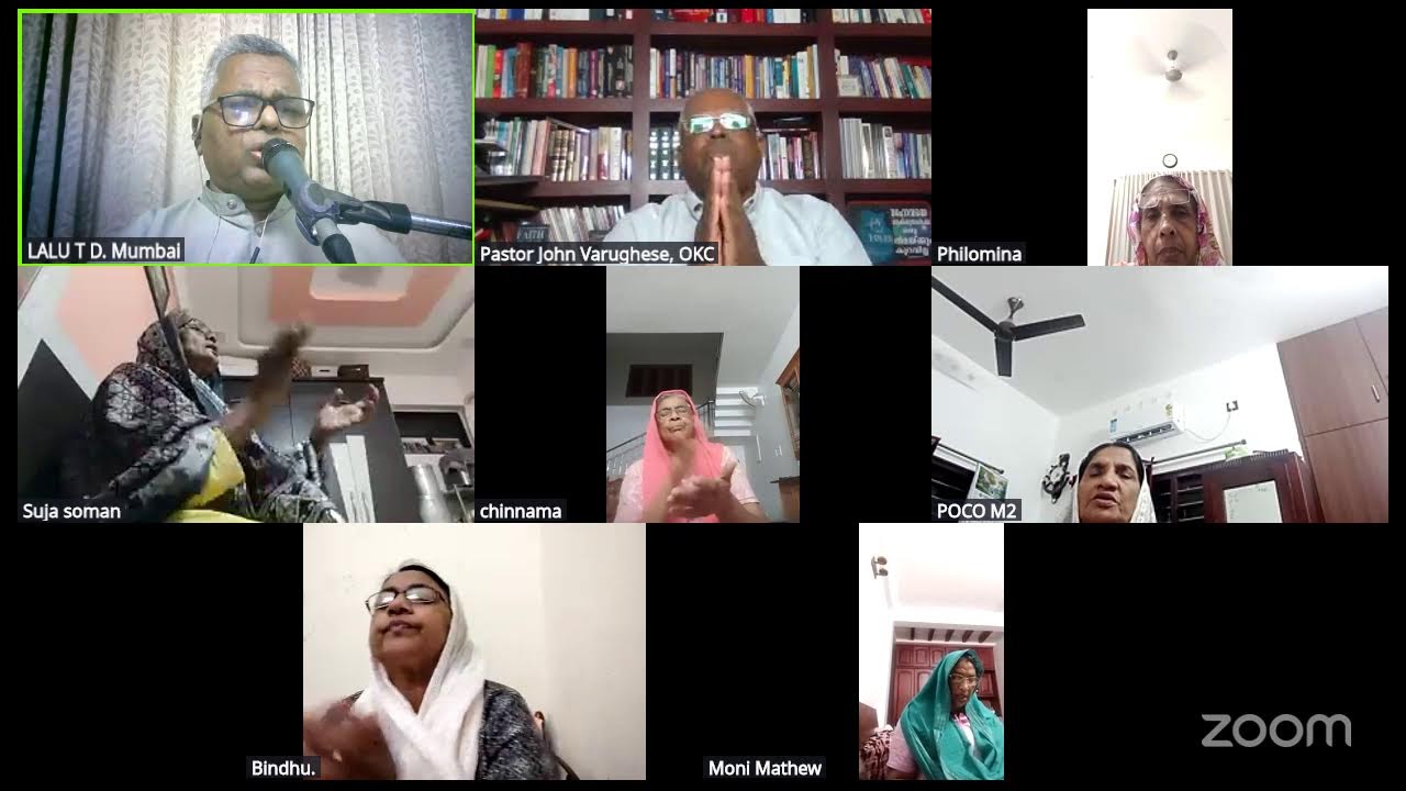 സ്തുതിയും ആരാധനയും | Pr.Lalu Daniel | Compass Ministries | Evening  Zoom Fellowship | Day 2170