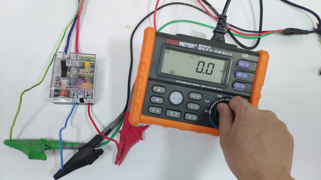 Peakmeter PM5910 RCD/LOOP tester