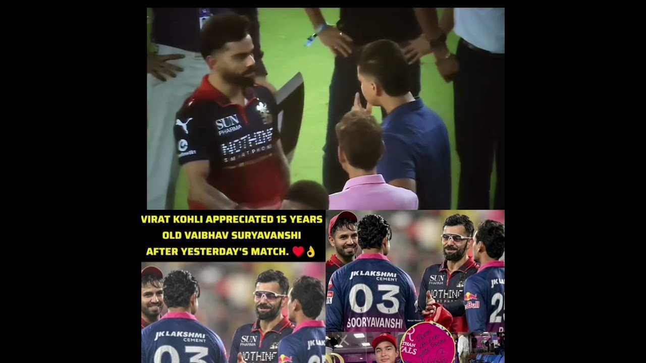VIRAT KHOLI MET VAIBHAV SURYAVANSHI IN IPL FINAL. #cricket #ipl2026 #viratkohli #iplfinal2026