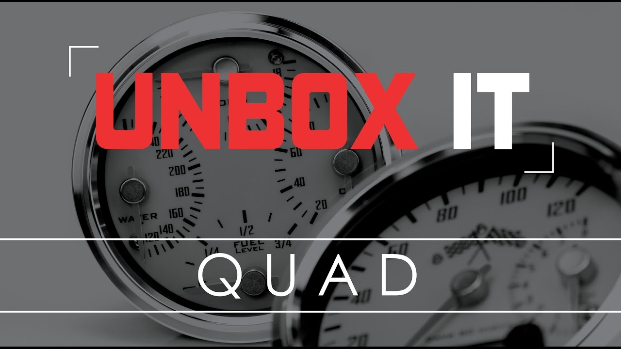 UNBOX IT: Speedhut® Quad Gauge