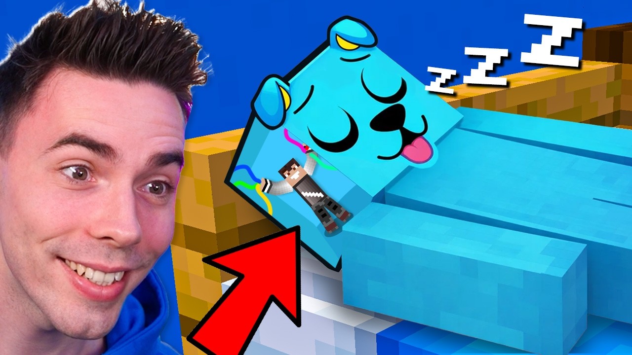 KONTROLUJE LUCZKA i PIMPKA GDY SPIĄ w Minecraft!