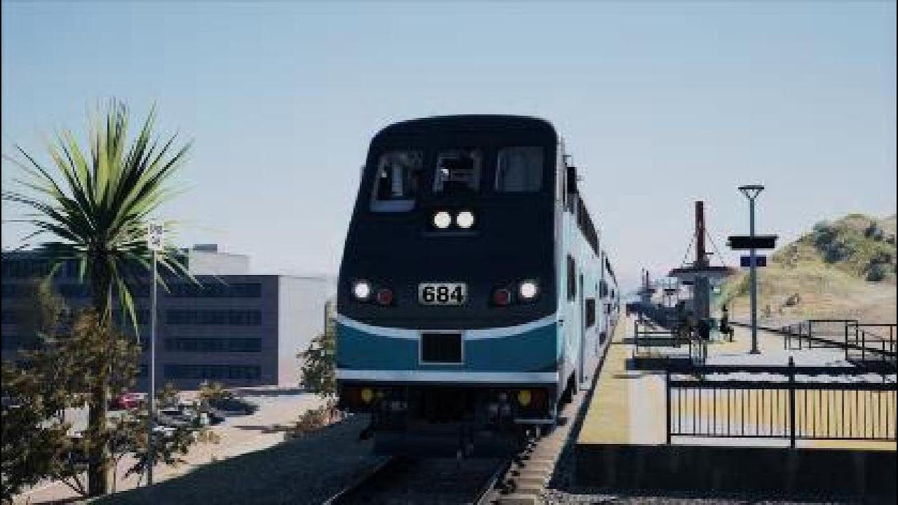 Train Sim World 6 PS5 Metrolink Antelope Valley Line Operating Train 208 to Los Angeles Part 2