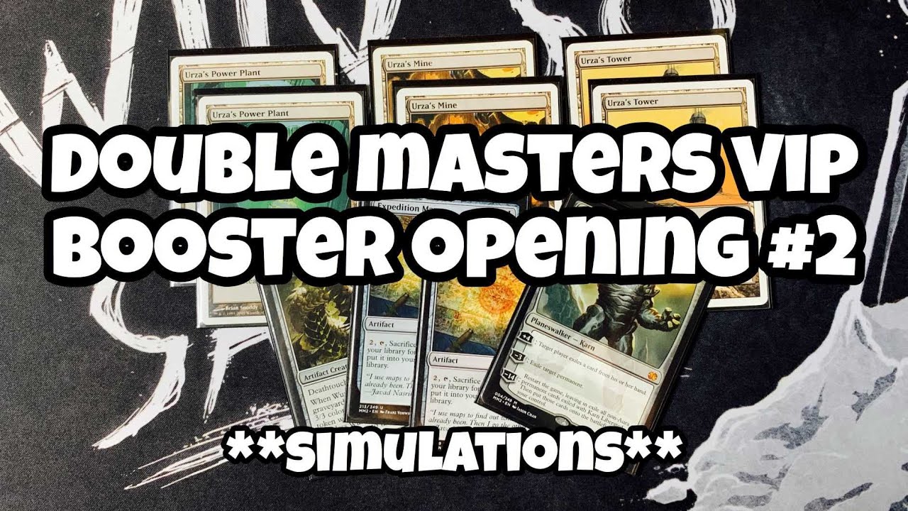 Double Masters VIP SIMULATED Booster Opening -  #2 // Magic the Gathering // Collecting // Foils