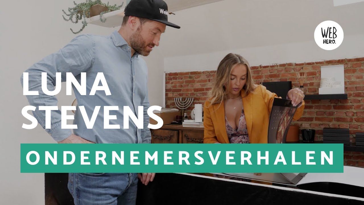 Webhero TV - Ondernemersverhalen #2 - Luna Stevens van Moon by Luna
