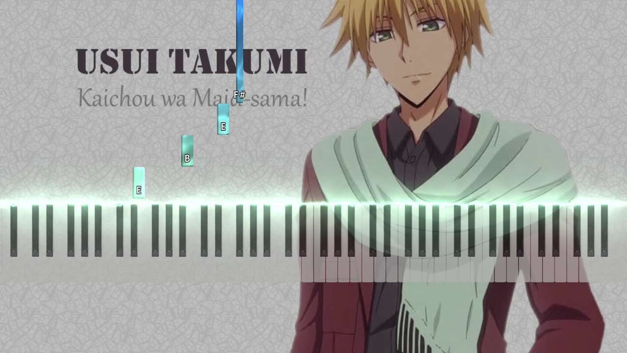 Kaichou wa Maid sama! - I'm Not Alone (Hitori Ja Nai Yo) Synthesia Midi Piano Tutorial & Download
