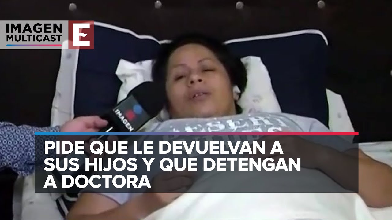 Mujer que denunció robo de sus mellizos en parto asegura que sí estaba embarazada