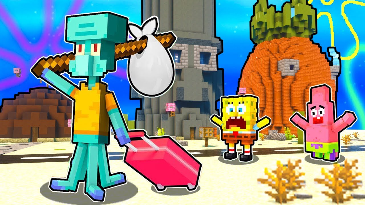 SEPIAK se ODSTĚHOVAL ze ZÁTIŠÍ BIKIN v Spongebobovi v Minecraftu…