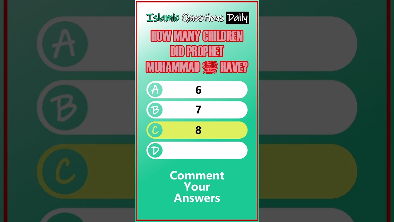 How Many Children Did Prophet Muhammad ﷺ Have? | Daily Islamic Questions