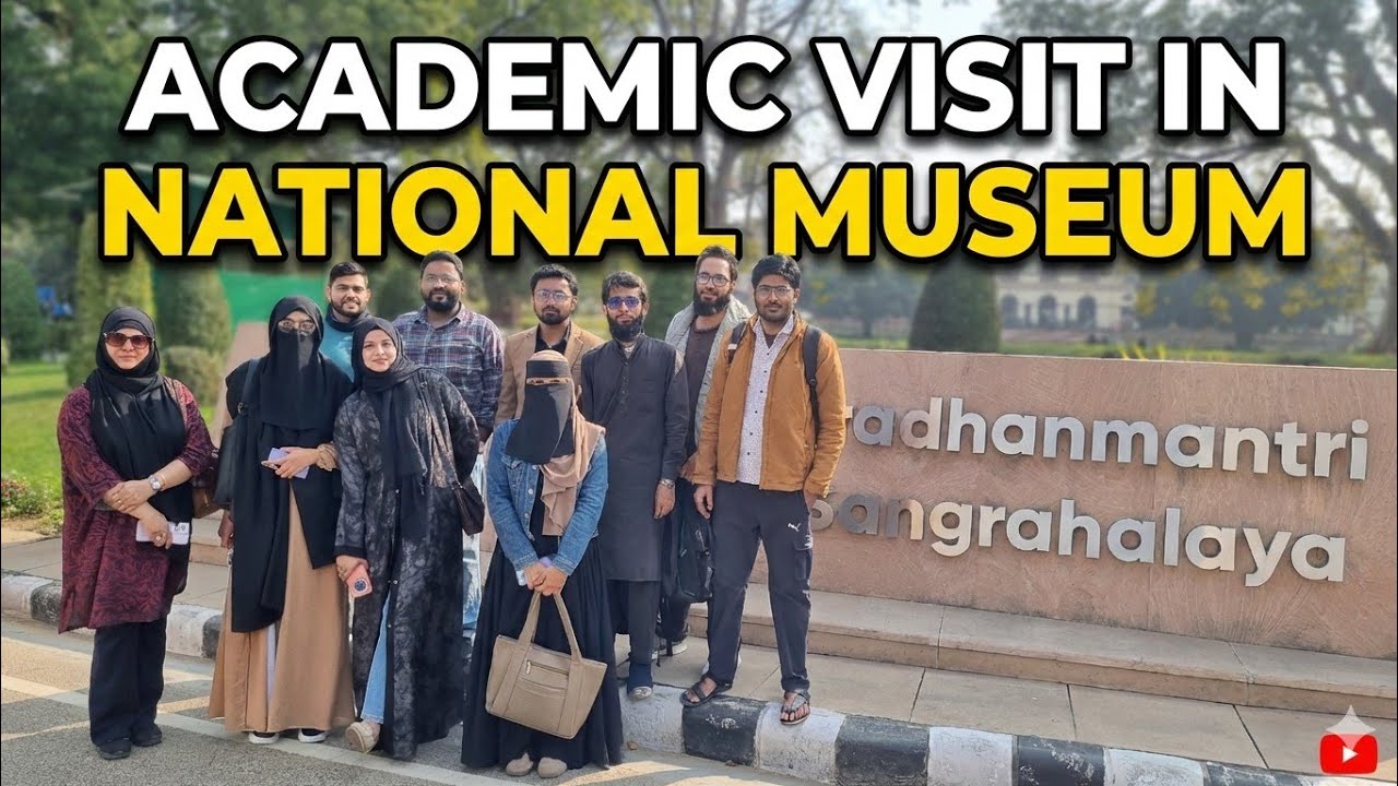 Jamia se National museum ki trip #jamia #jamiamilliaislamia #nationalmuseum 