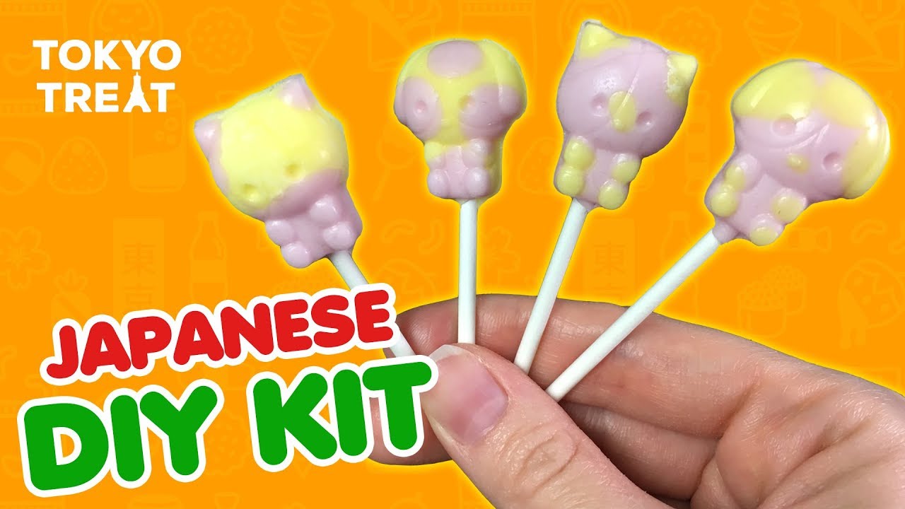 Készítsünk cica és kutya gumicukor nyalókákat 🐱🐶🍭 [DIY] TokyoTreat