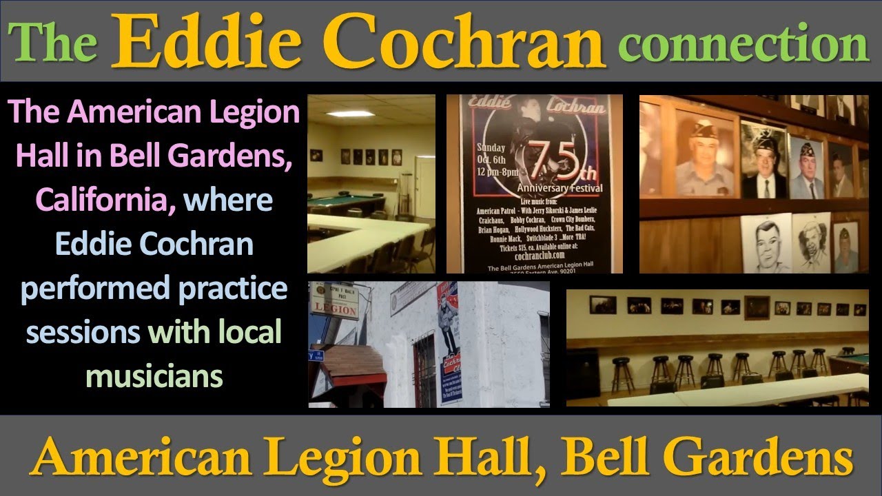 Eddie Cochran in the  American Legion Hall in Bell Gardens, California