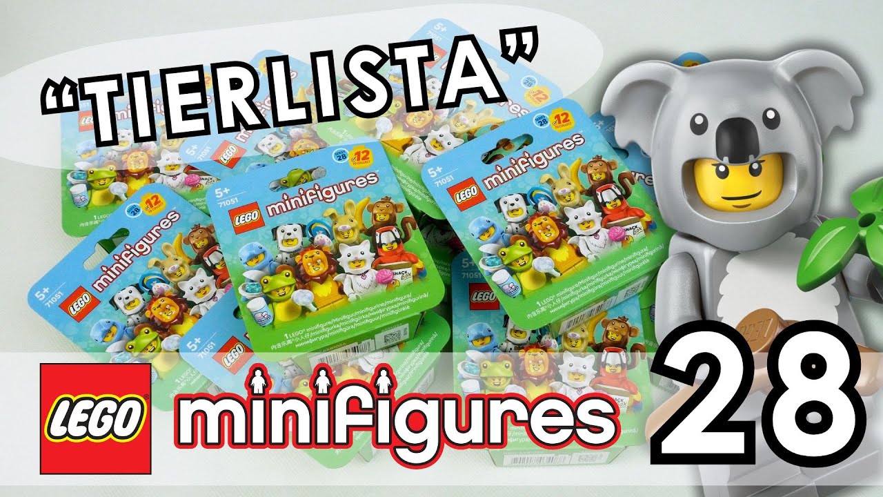 LEGO MINIFIGURKI SERIA 28 - ZWIERZAKI (71051) / UNBOXING & TIERLISTA 🐻