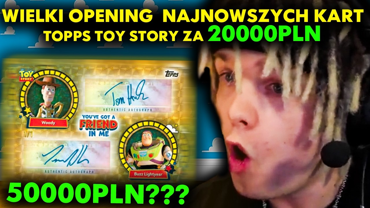 WIELKI OPENING NAJNOWSZYCH KART TOPPS TOY STORY ZA 20000PLN! 1/2