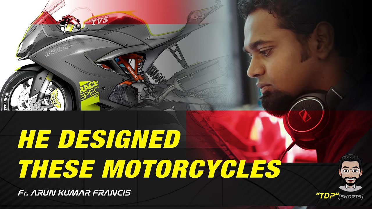 All the motorcycles he designed | Arunkumar Francis I TDP Shorts with Saket