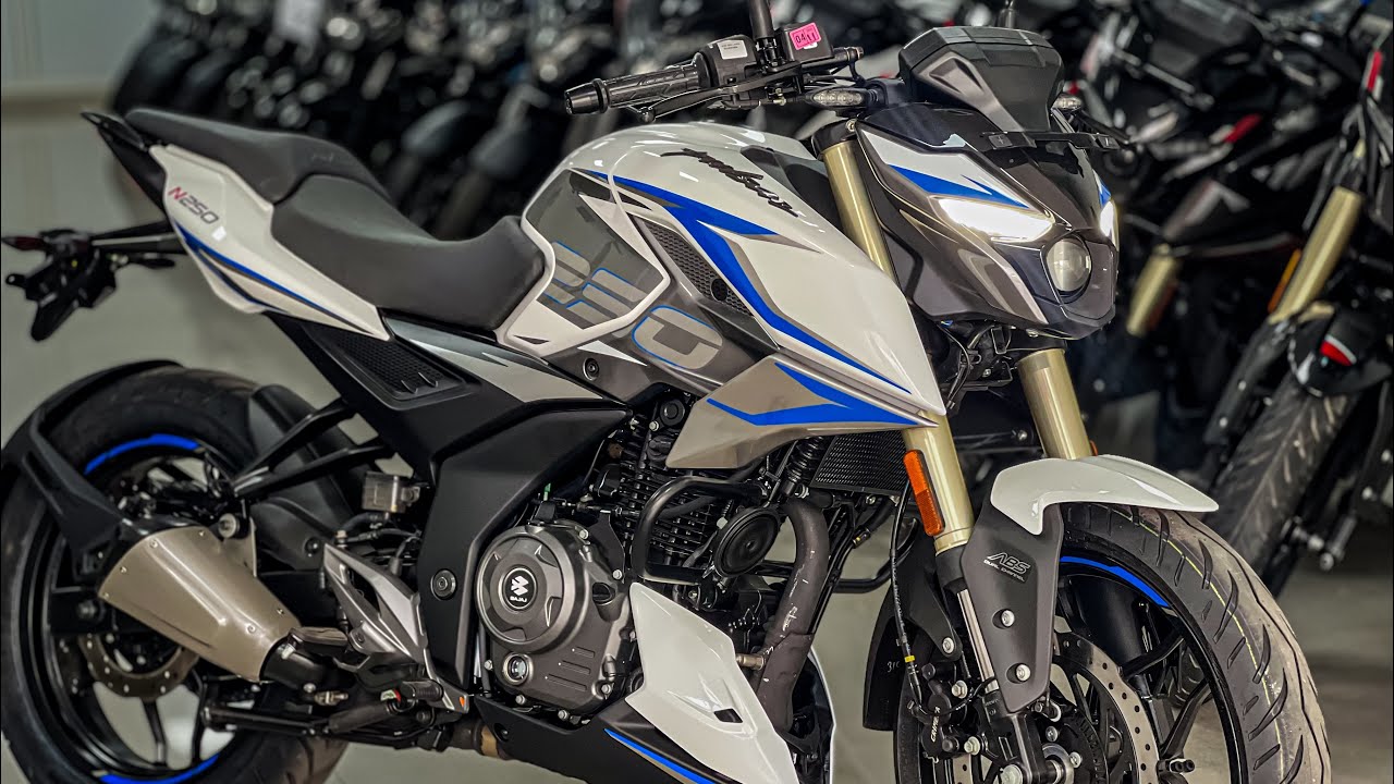 Ye Hai 2024 Ki Bajaj Pulsar N 250 White : Detailed Review : Best Looking nd Budget Bike in India