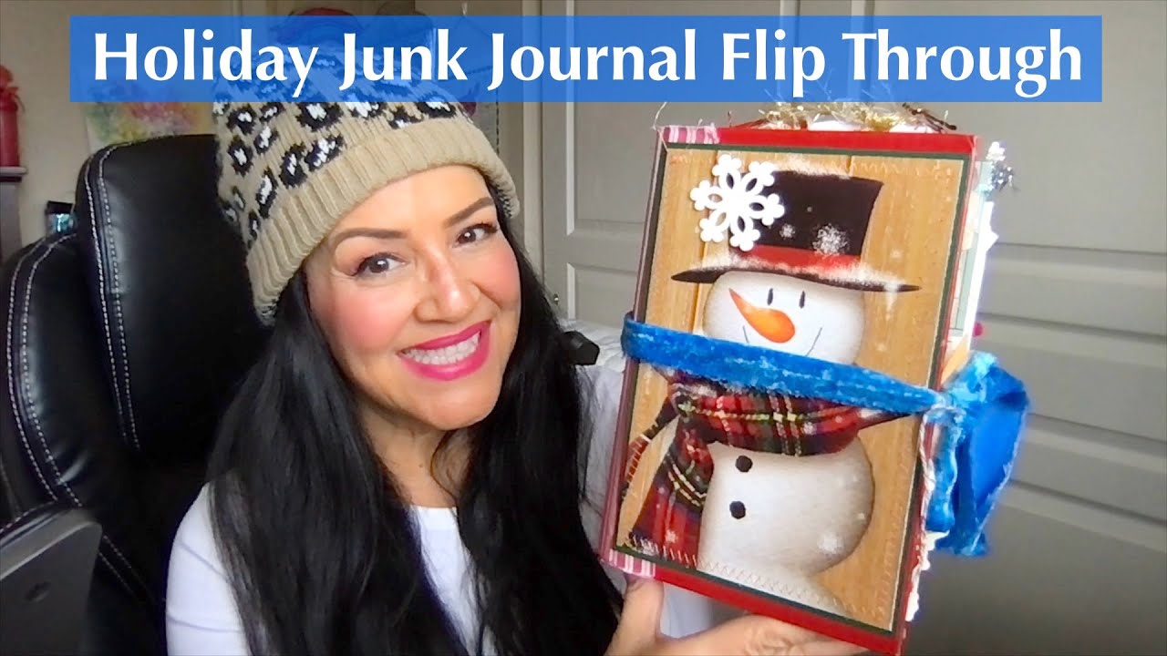 Junk Journal Flip Through My Personal Holiday Christmas Junk Journal